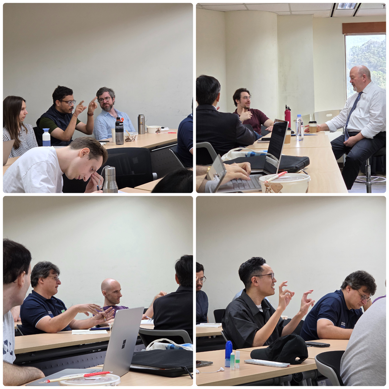 Students enthusiastically proposed questions and extended the discussions with Mr. Roy Kamphausen